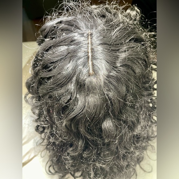 HAIR and Lots of it! 22-25” long when hanging, loose curls, jet black - Picture 8 of 10